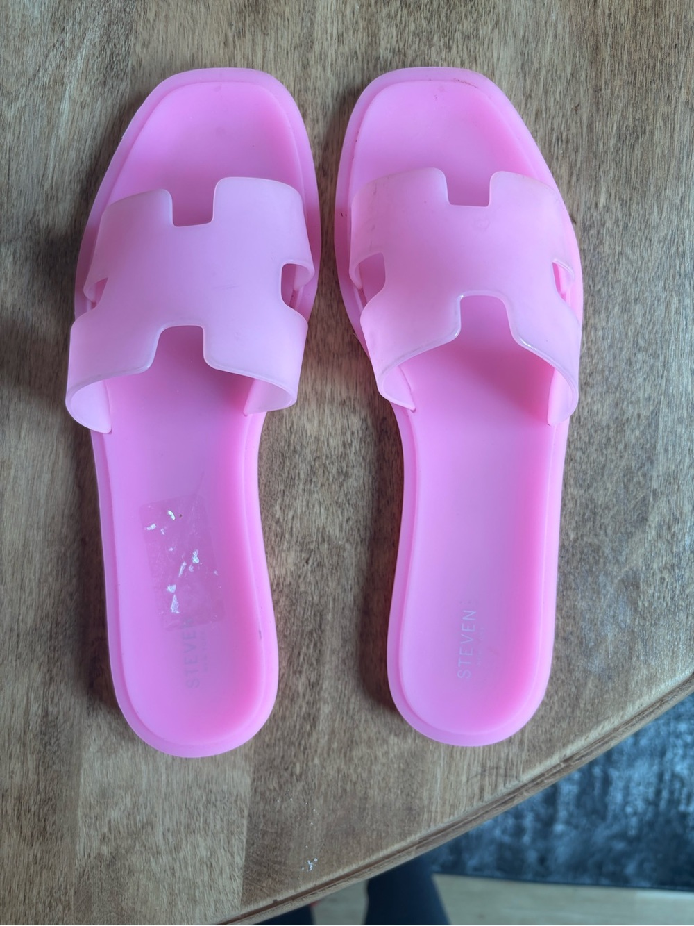 Steven New York Bubblegum Pink Slide Sandals for Women - Picture 5 of 8